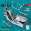 RESKIT RSU48-0465 Mirage-2000-5 cockpit (Detailed edition) for Kinetic kit (3D Printed) (1/48)